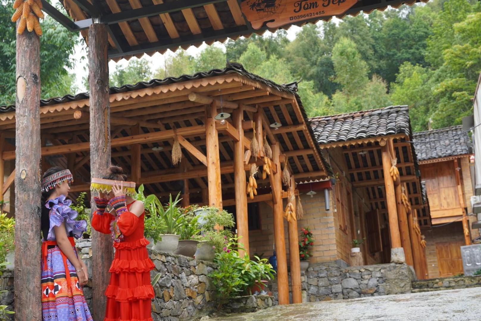 Tom Tep Homestay Ha Giang Esterno foto